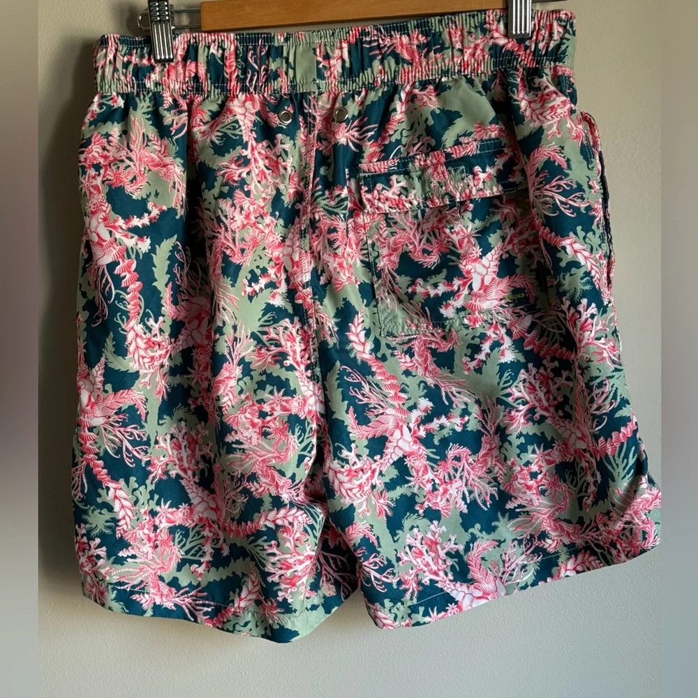 OndadeMar Men's Standard Sea Fit Printed Trunk Tropical‎ Size Large Lined